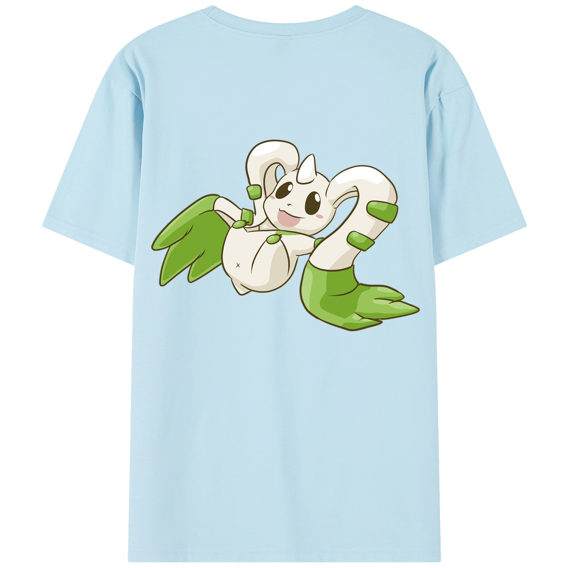 （画像用） Digimon デジタルモンスター/デジモン 綿100％半袖Tシャツ（背面プリント）